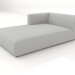 3d model Chaise longue (L) 103x195 with an armrest on the left - preview