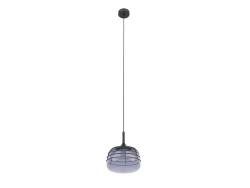 Lampada a sospensione Smokey (Nero)