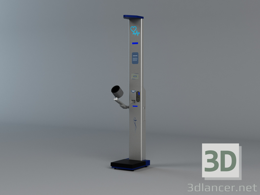 modèle 3D Balance multifonction pharmacie. Marque: EGARA - preview