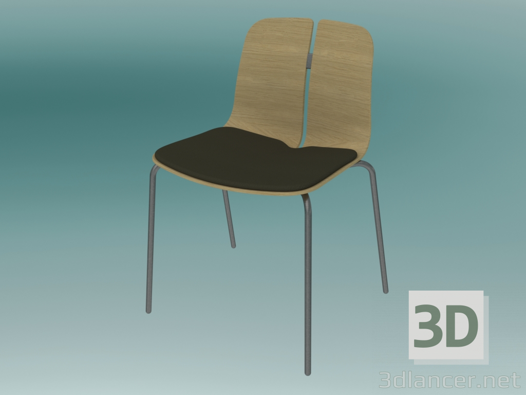 3 डी मॉडल कुर्सी स्टैकबल लिंक (S123Р) - पूर्वावलोकन