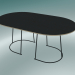 modello 3D Tavolino Airy (medio, nero) - anteprima