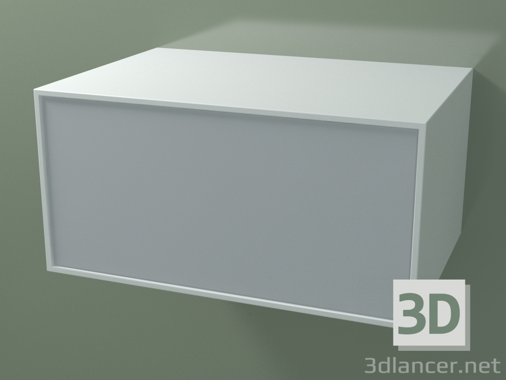 3D Modell Box (8AU®01, Glacier White C01, HPL P03, L 72, P 50, H 36 cm) - Vorschau