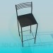 3D modeli Yüksek sandalye bacak - önizleme