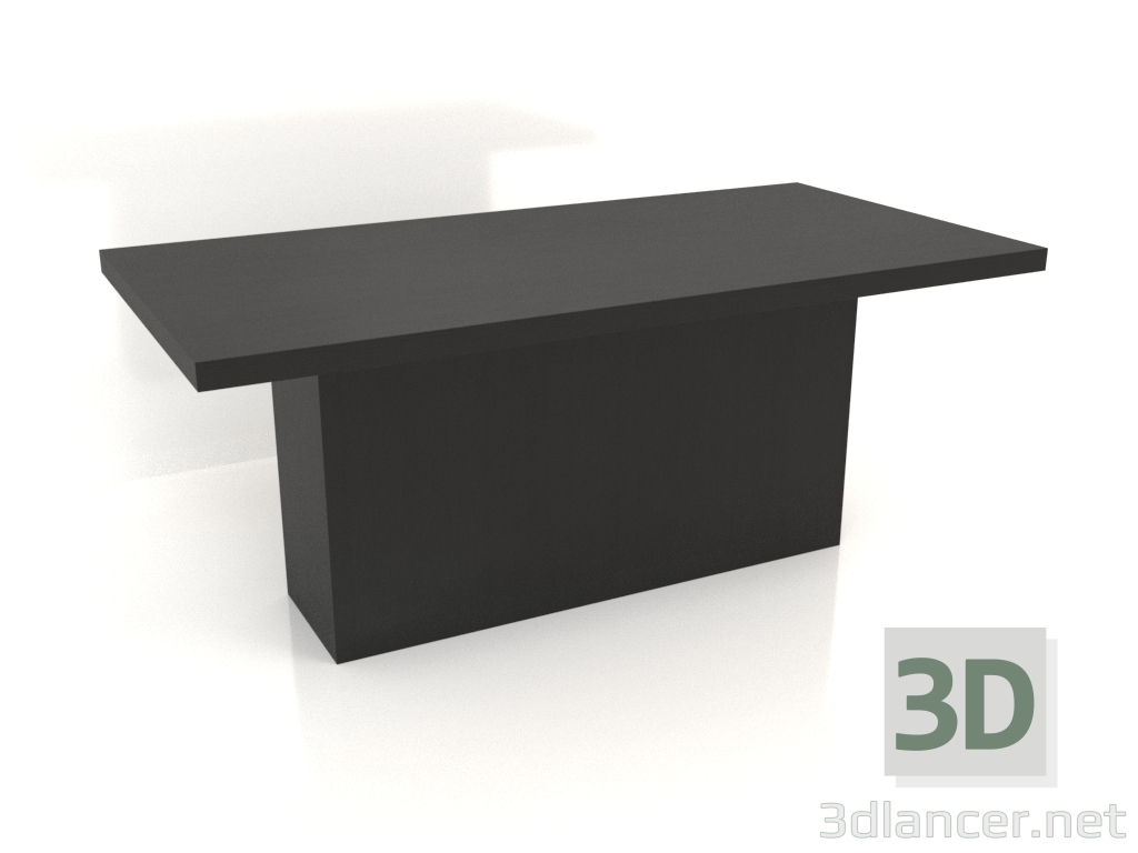 3D Modell Esstisch DT 10 (1800x900x750, Holz schwarz) - Vorschau