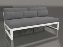 Modular sofa, section 4, high back (Agate gray)