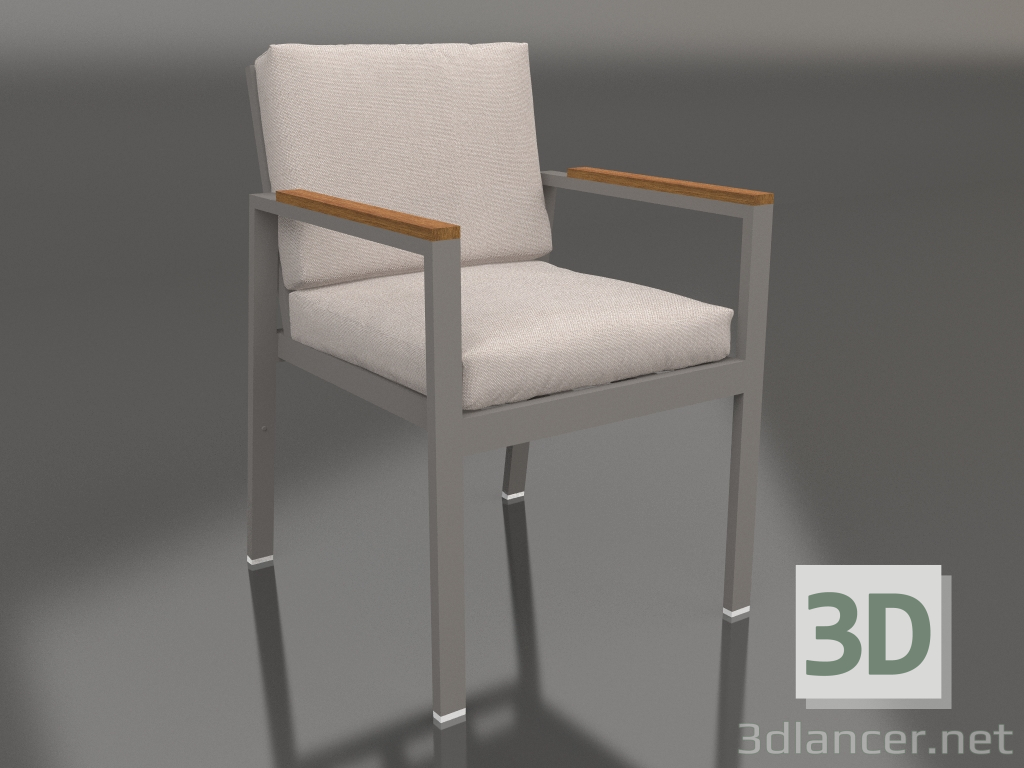3d модель Кресло обеденное (Quartz grey) – превью