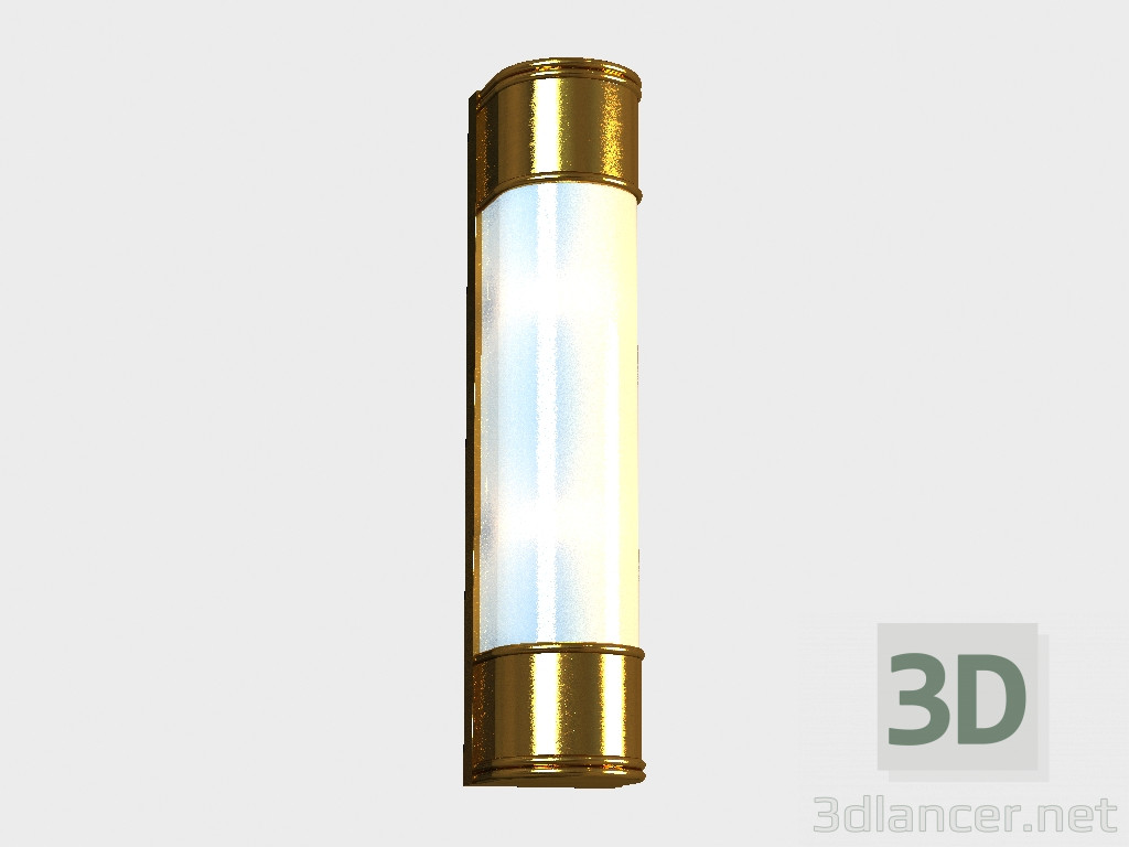 modello 3D Parete applique industriale tubo SCONCE (SN036-2-BRS) - anteprima