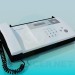 modello 3D Fax Sharp - anteprima