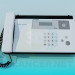 modello 3D Fax Sharp - anteprima