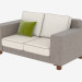 3d model sofá recta - vista previa