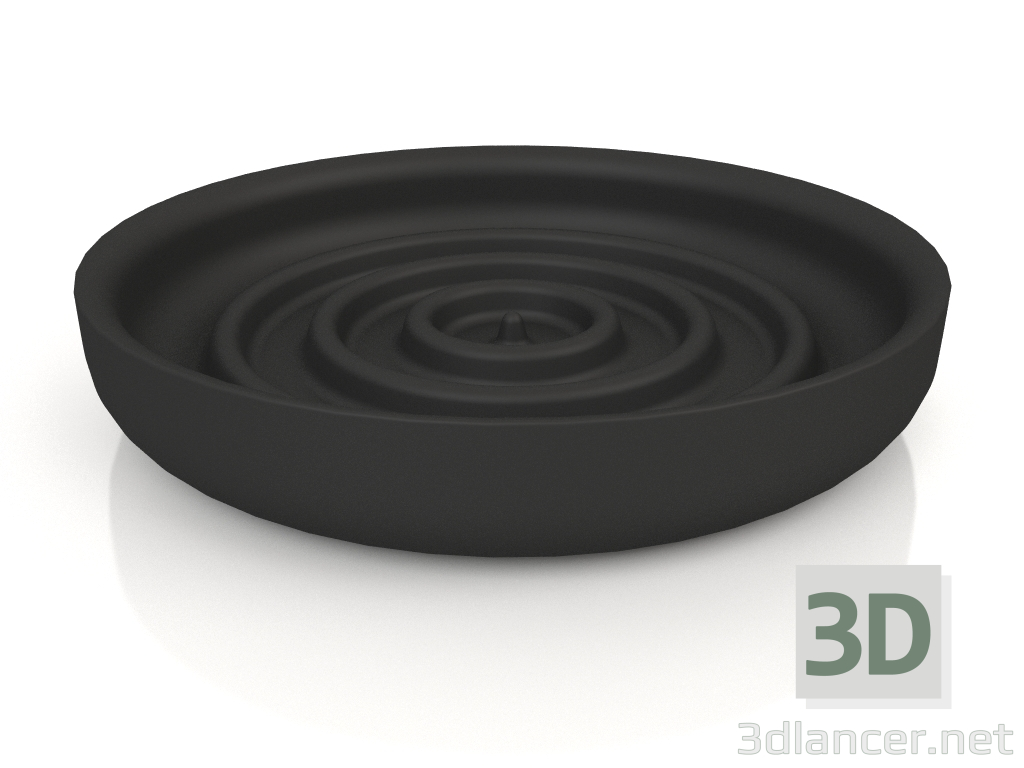 3D Modell Seifenschale (schwarz) - Vorschau