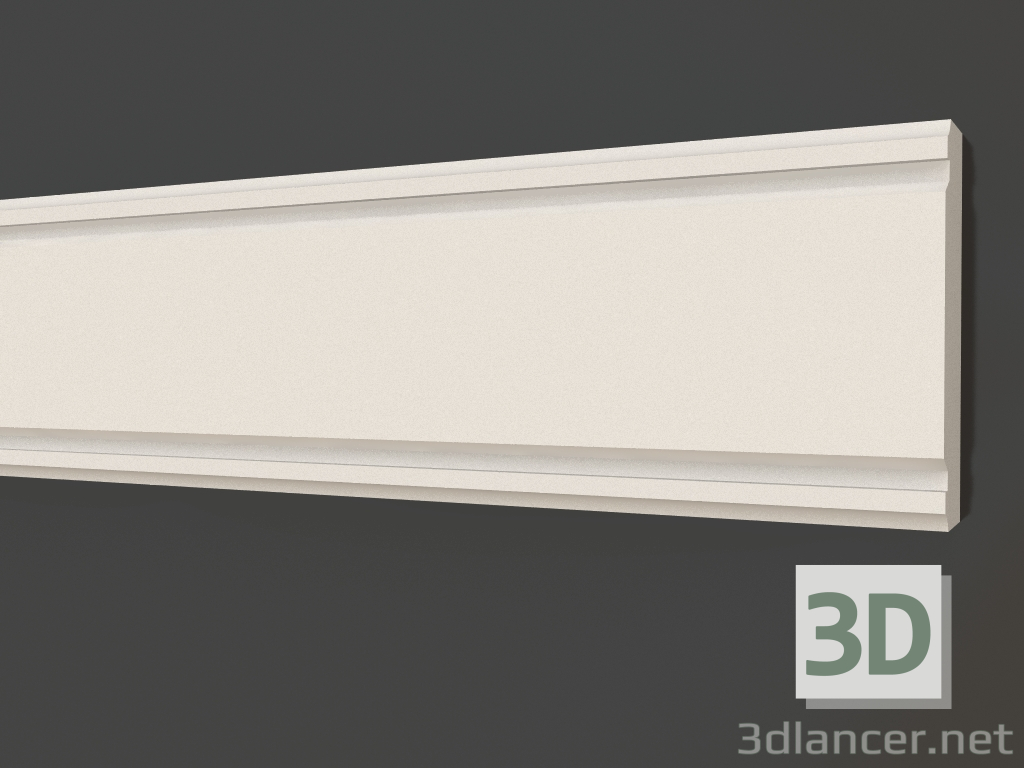 3d model Moldura de yeso LG 039 1 (60x18) - vista previa