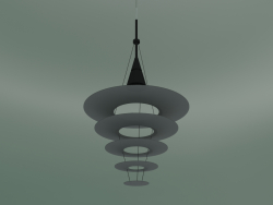Lampada a sospensione ENIGMA 545 PENDANT (GU10, BLK, W-LED LAMP)