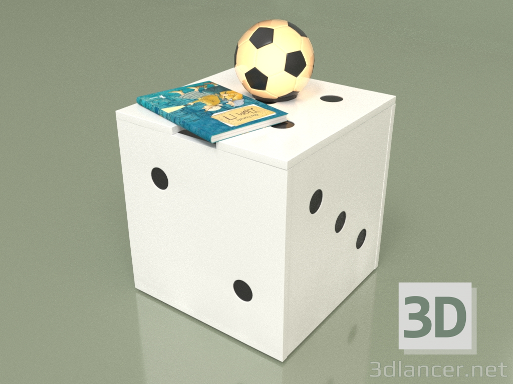 3D Modell Dominos Spielzeugkiste - Vorschau