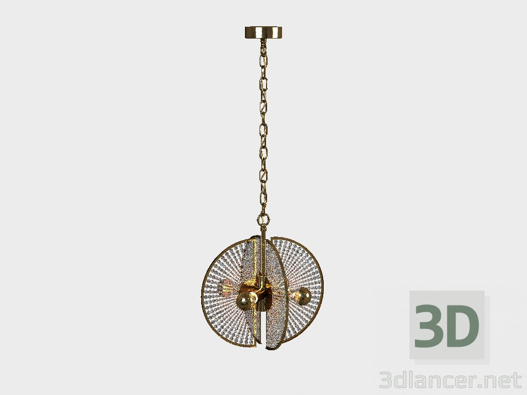 3d model Lámpara Chandelier lámpara CHANDELIER Isen (CH113-4-ARS) - vista previa