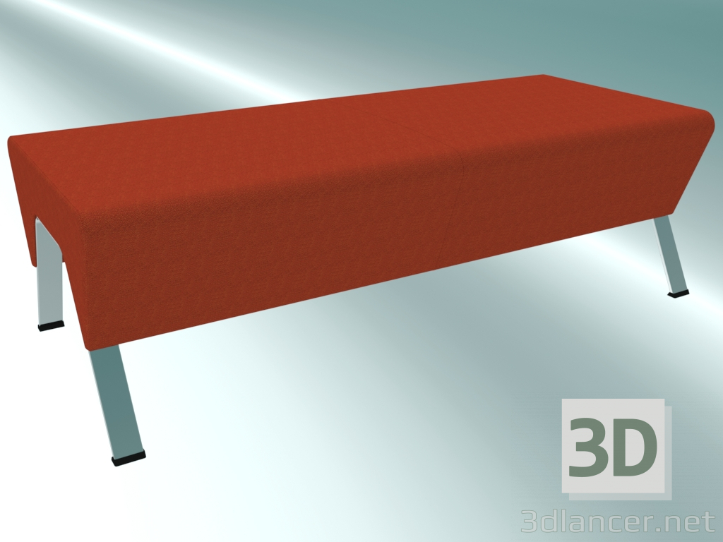 3d model Double bench (20) - preview