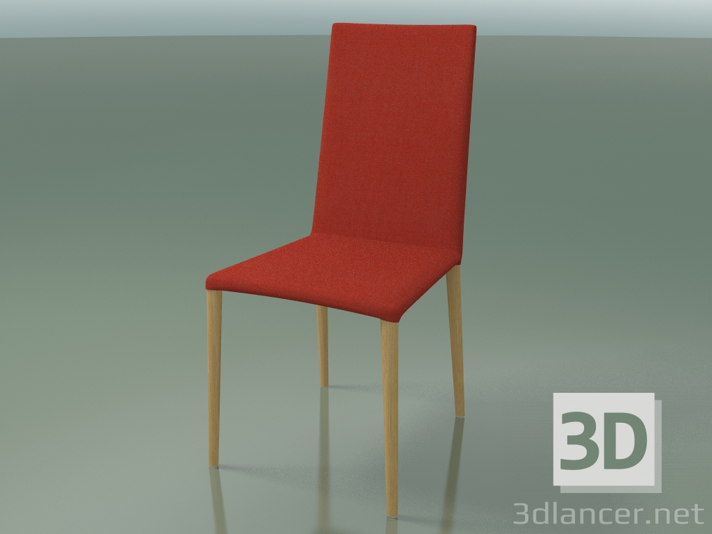 modèle 3D Chaise 1710 (H 96-97 cm, avec revêtement en tissu, L22 chêne naturel) - preview