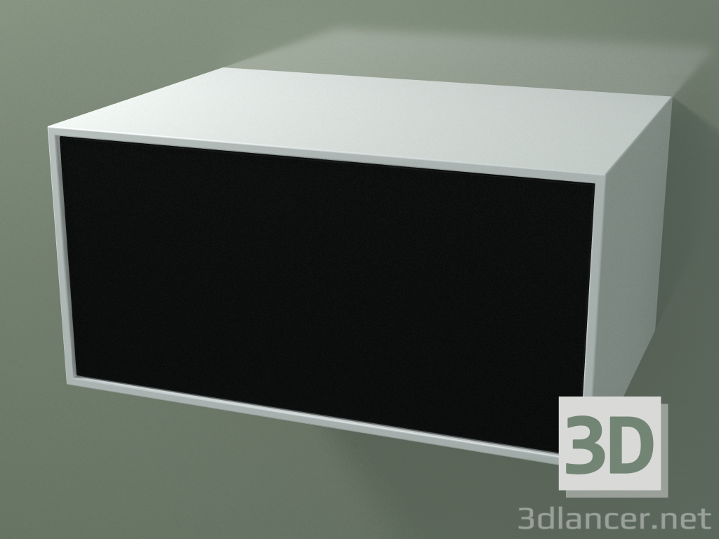 modello 3D Scatola (8AUСВВ01, Glacier White C01, HPL P06, L 72, P 50, H 36 cm) - anteprima