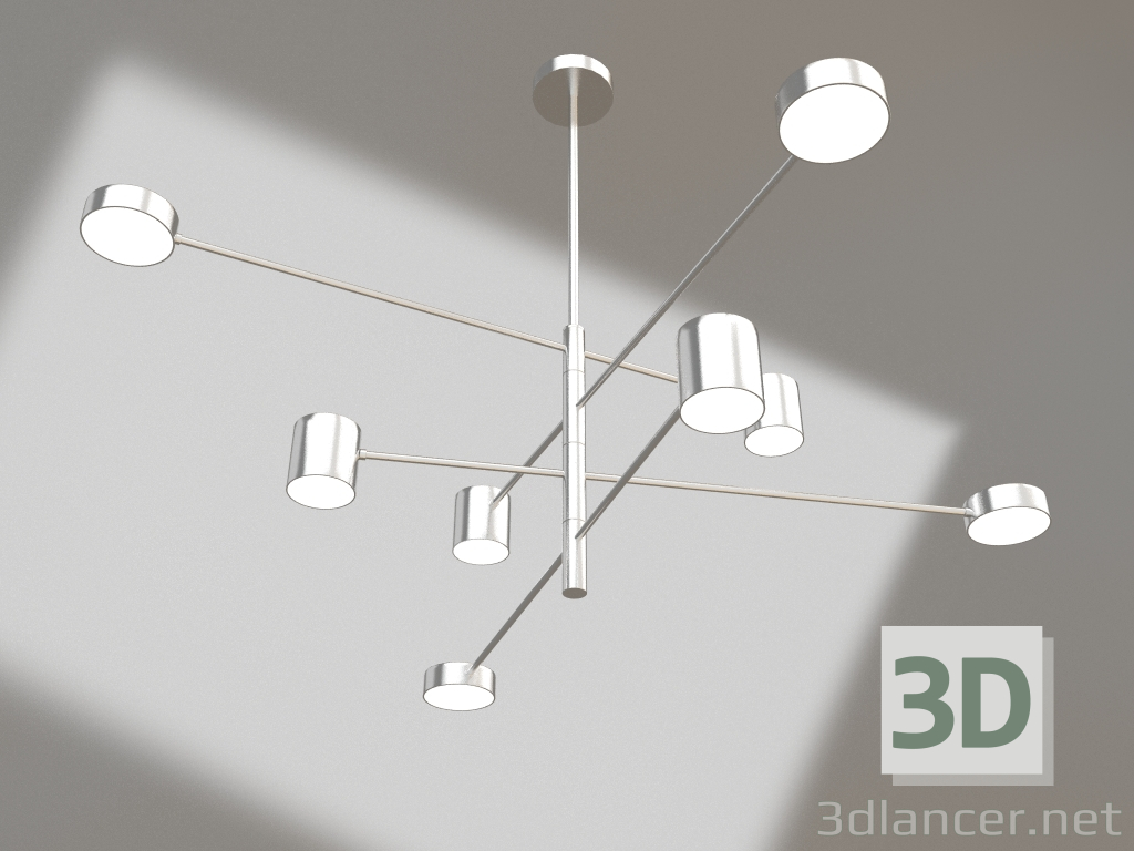 3D modeli Avize Mekli krom (07650-8.02) - önizleme
