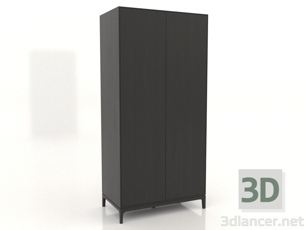 modèle 3D Armoire FARGO 1050x600x2200 mm (chêne noir) - preview