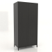 modèle 3D Armoire FARGO 1050x600x2200 mm (chêne noir) - preview