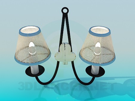 3D Modell Qualitative Wandlampen - Vorschau