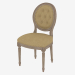 Modelo 3d cadeira de jantar francês do vintage LOUIS ROUND CADEIRA botão lateral (8827.0002.2.N009) - preview