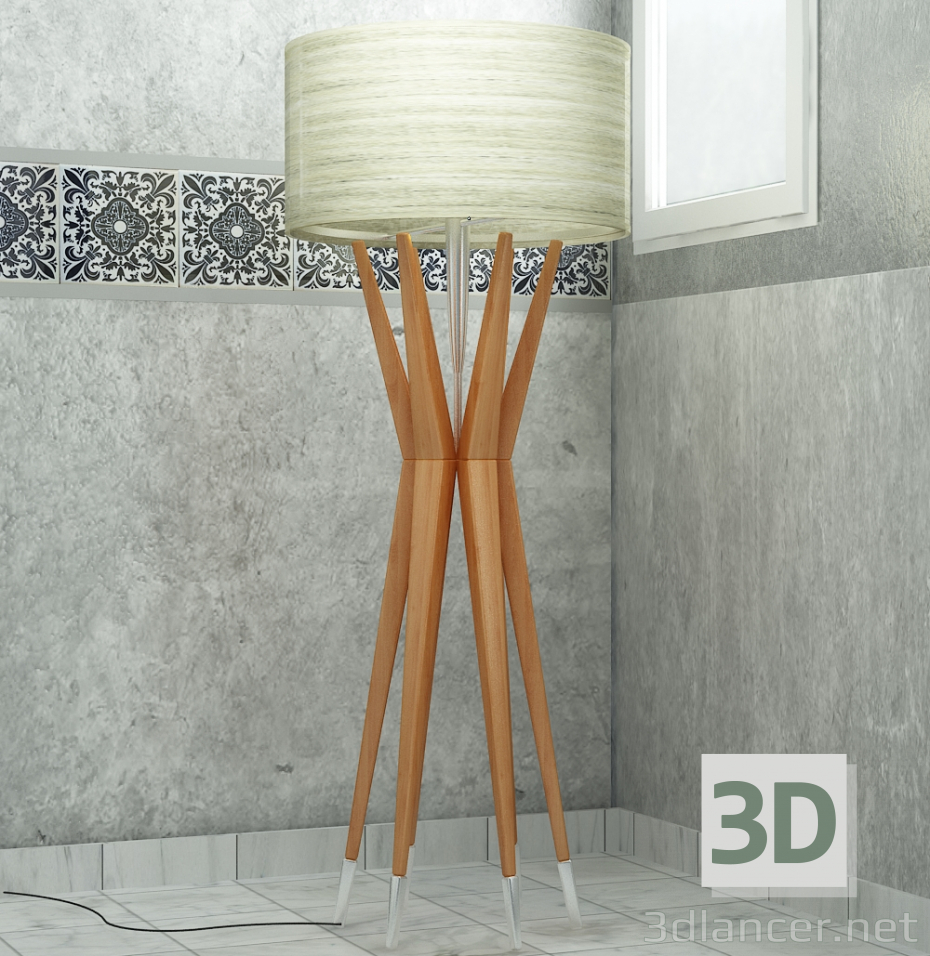 3D Modell Lampe - Vorschau