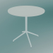 modello 3D Cafe table Still (Ø75, H 73 cm, Bianco) - anteprima