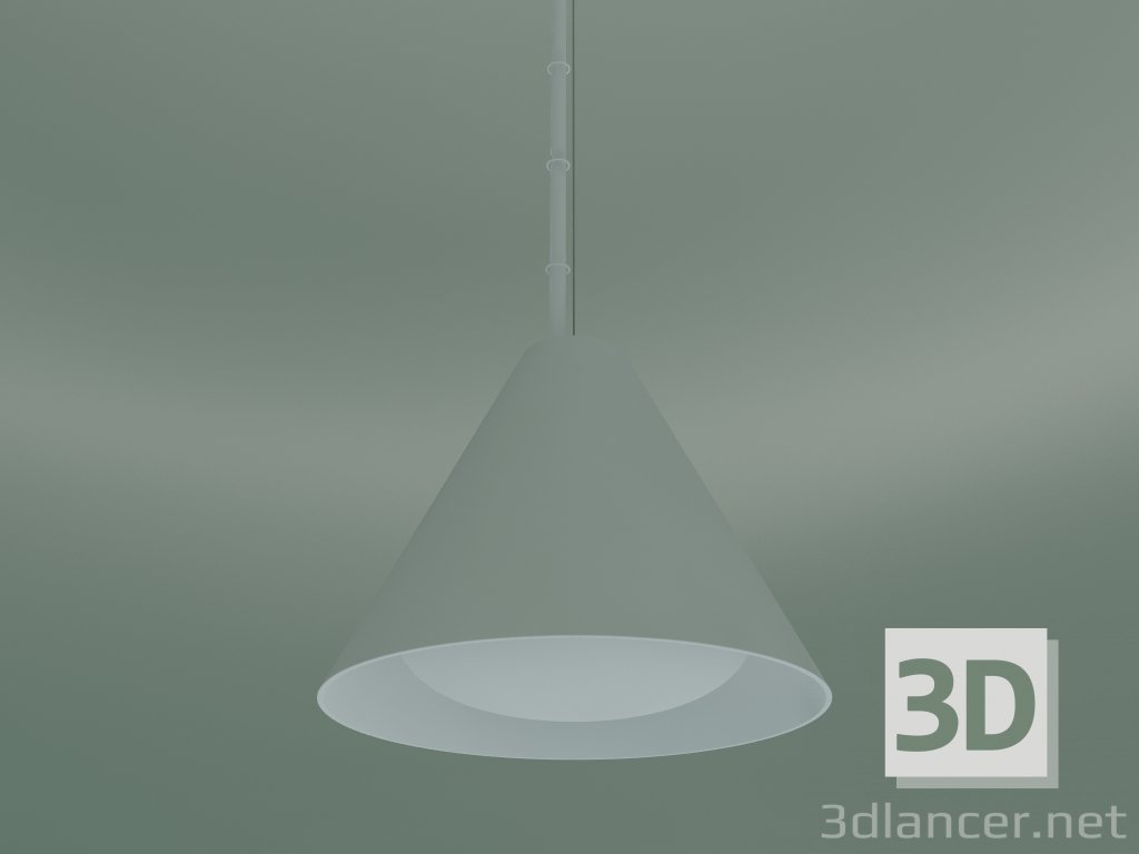 modello 3D Lampada a sospensione KEGLEN 175 PENDANT (LED-MD 27K, WHT) - anteprima
