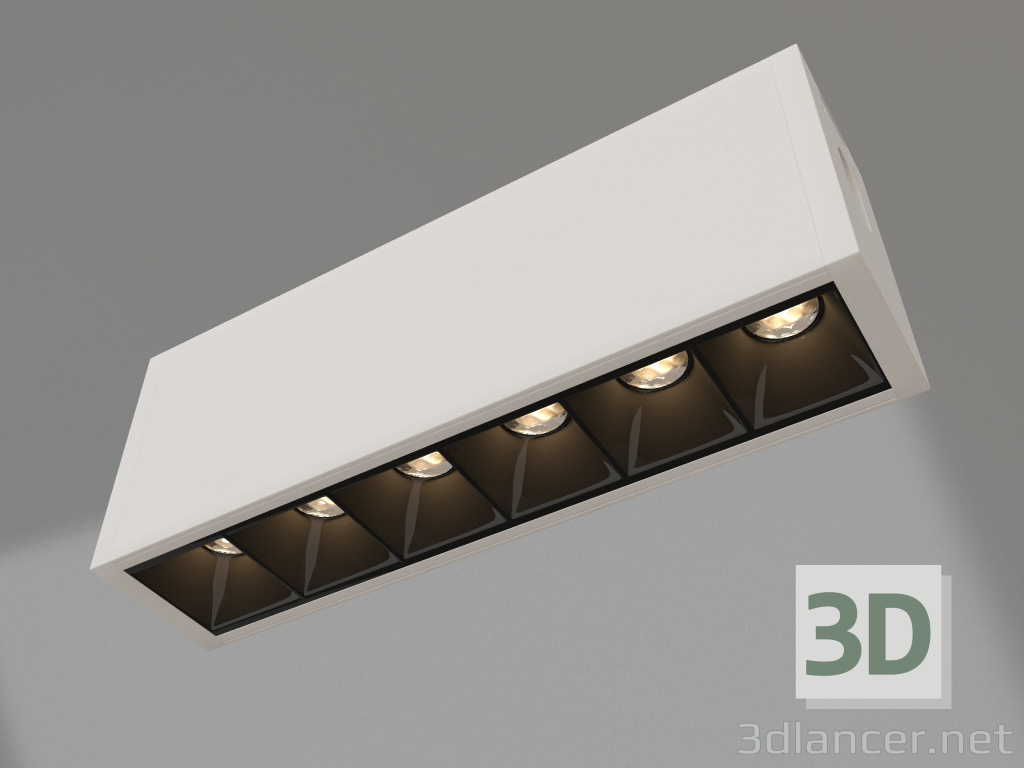 modello 3D Lampada CLIP-38-LASER-S171-6W Day4000 (WH, 36 gradi, 24V) - anteprima