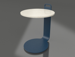 Coffee table Ø36 (Grey blue, DEKTON Danae)