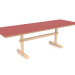 3d model Dining table Gaspard 240 (Linoleum Red) - preview