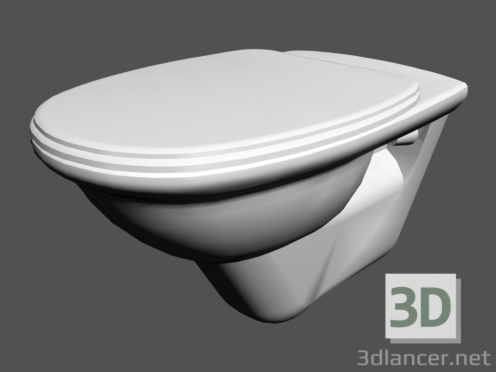 modèle 3D Paroi de toilette l balançoire WC4 820405 - preview