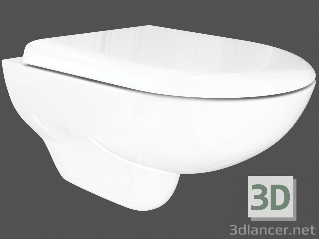 3D Modell Toilettenschüssel Spark (M43100) - Vorschau