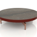 3d model Round coffee table Ø90x22 (Wine red, DEKTON Radium) - preview