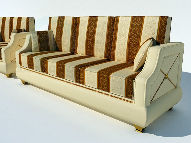 3D modeli Turri kanepe ve koltuk - önizleme
