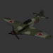 3d Yakovlev Yak-9 Fighter Plane model buy - render