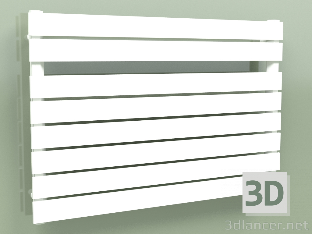 3D modeli Isıtmalı havlu askısı - Muna (680 x 1000, RAL - 9016) - önizleme