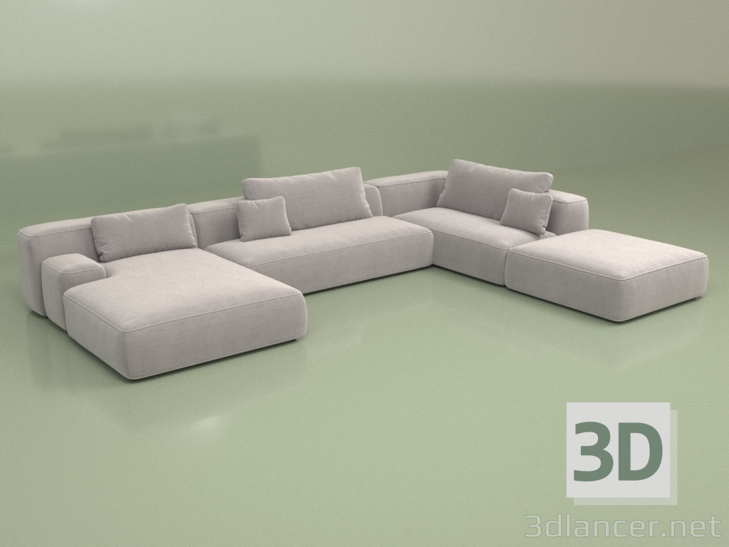3D modeli Kanepe Taşöz (Set 07) - önizleme