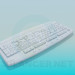 modèle 3D clavier - preview