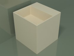 Countertop washbasin (01UN12102, Bone C39, L 36, P 36, H 36 cm)