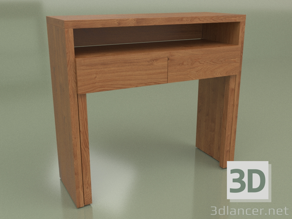 3D modeli Konsol makyaj masası Mn 540 (Ceviz) - önizleme