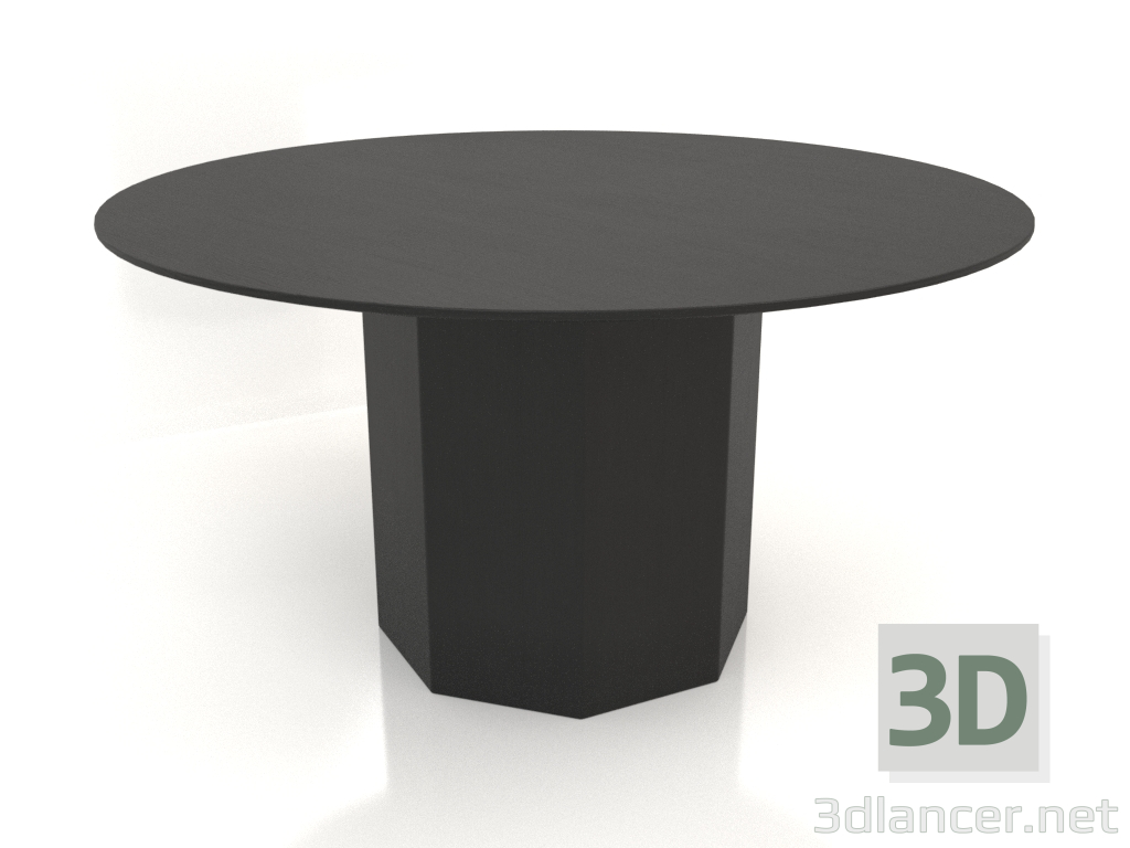 3d model Dining table DT 11 (D=1400х750, wood black) - preview