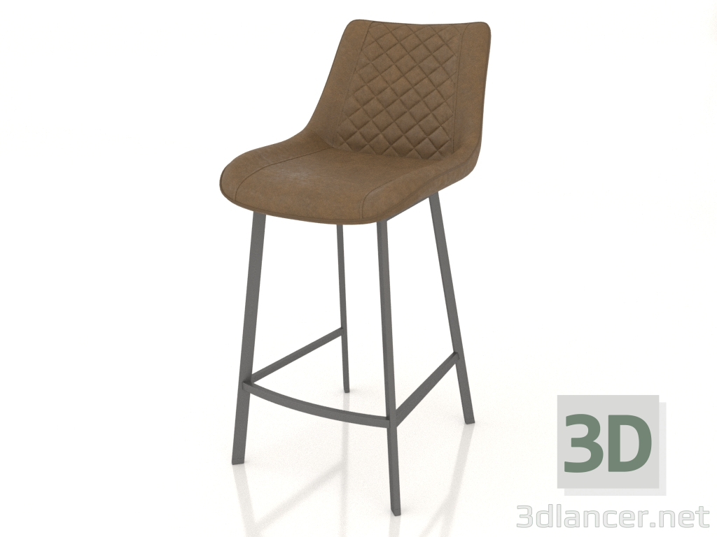 3D modeli Yarı bar sandalyesi Trix (65) 3 - önizleme