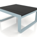 modèle 3D Table club 80 (DEKTON Domoos, Bleu gris) - preview