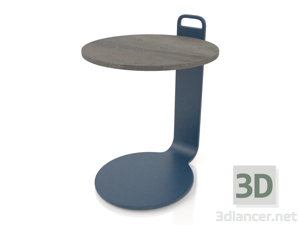 modello 3D Tavolino Ø36 (Grigio blu, DEKTON Radium) - anteprima