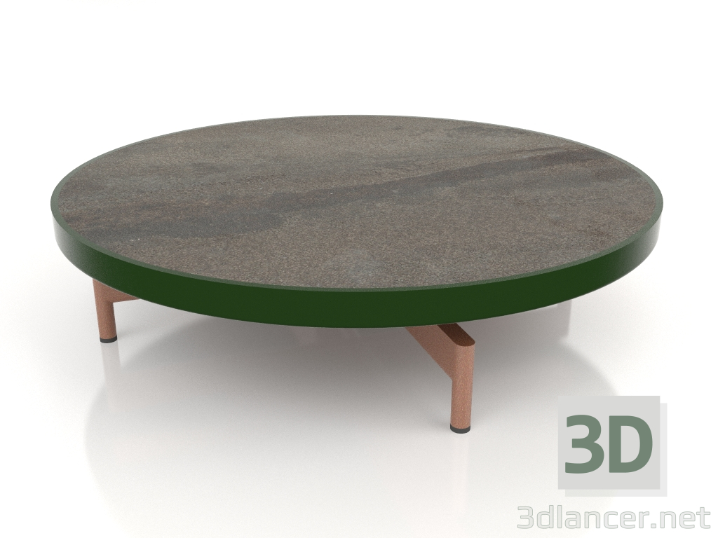 modèle 3D Table basse ronde Ø90x22 (Vert bouteille, DEKTON Radium) - preview