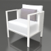 3d model Club chair (White) - preview