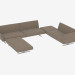 3d model Modular sofa Fianco 281 - preview